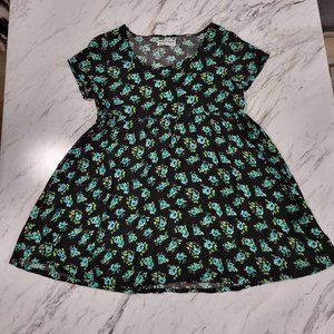 American Apparel Floral Babydoll Dress